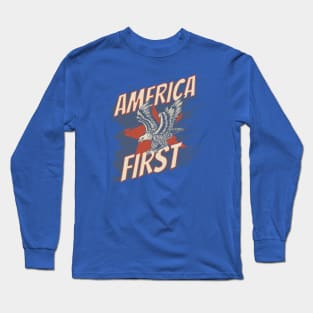 Eagles and America, YEAH BRUH! Long Sleeve T-Shirt